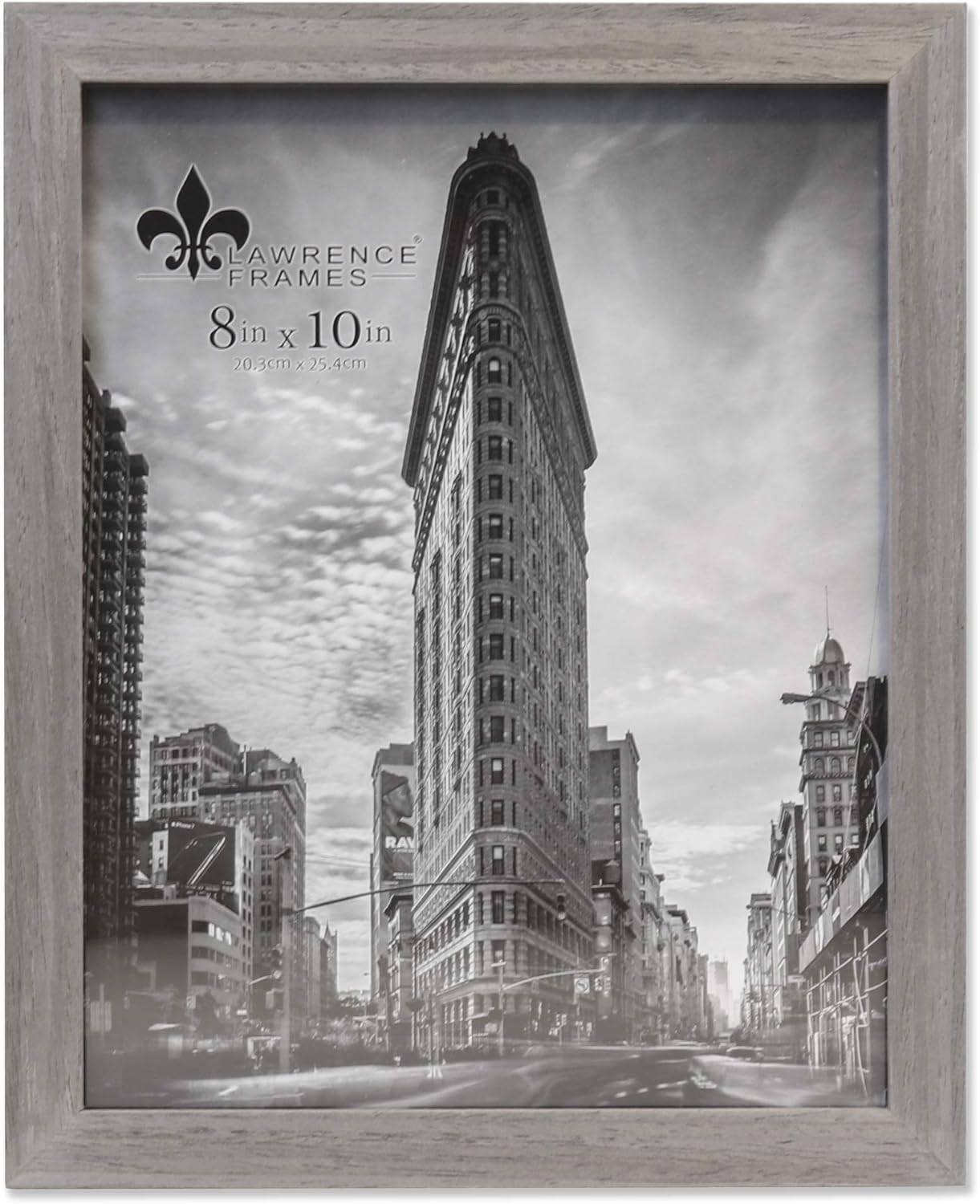 Lawrence Frames 5x7 Soho Gray Wood Grain Picture Frame