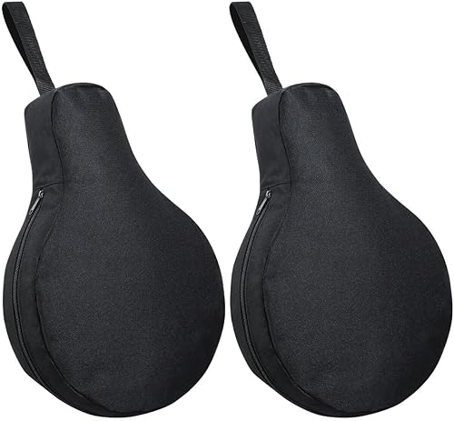 Hemoton Bolsa de sartén de hierro fundido, bolsa de chef resistente, organizador de utensilios de cocina para camping, contenedor de utensilios de