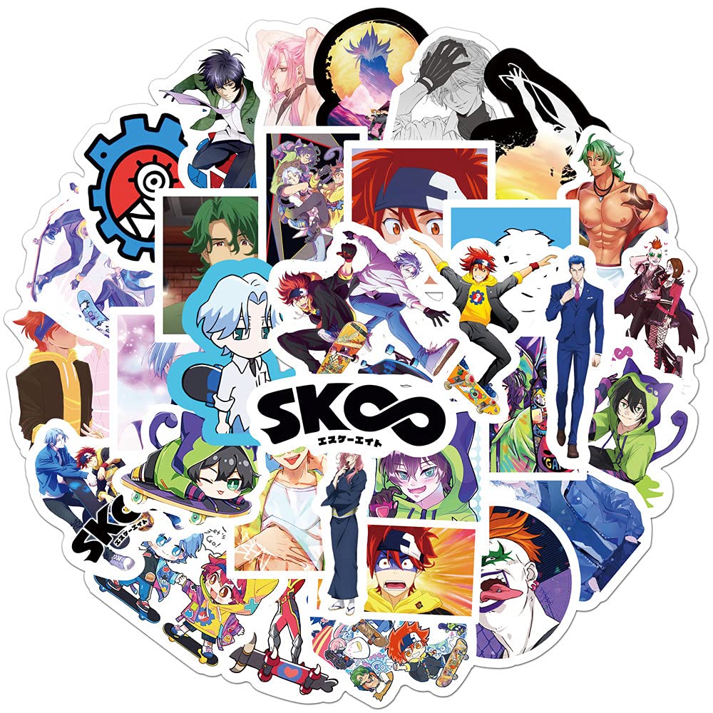 SK8 The Infinity Sticker Pack 100pcs, Vinyl Sticker for Water Bottles Laptop Skateboard Notebook Gift for Adults Kids Teens - Image 3