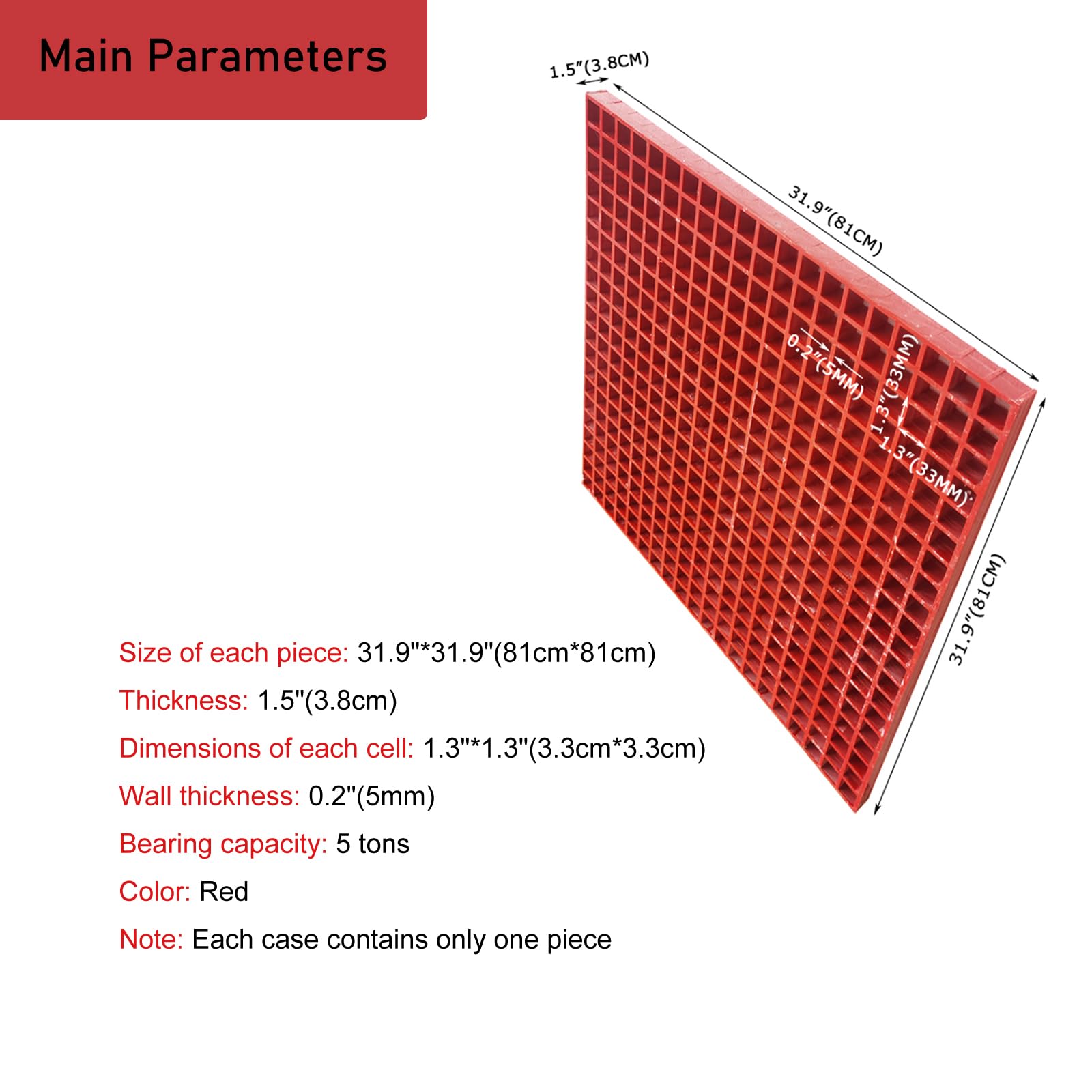 Generic Gravely 79105000 Black Rubber Anti Fatigue Floor Mat