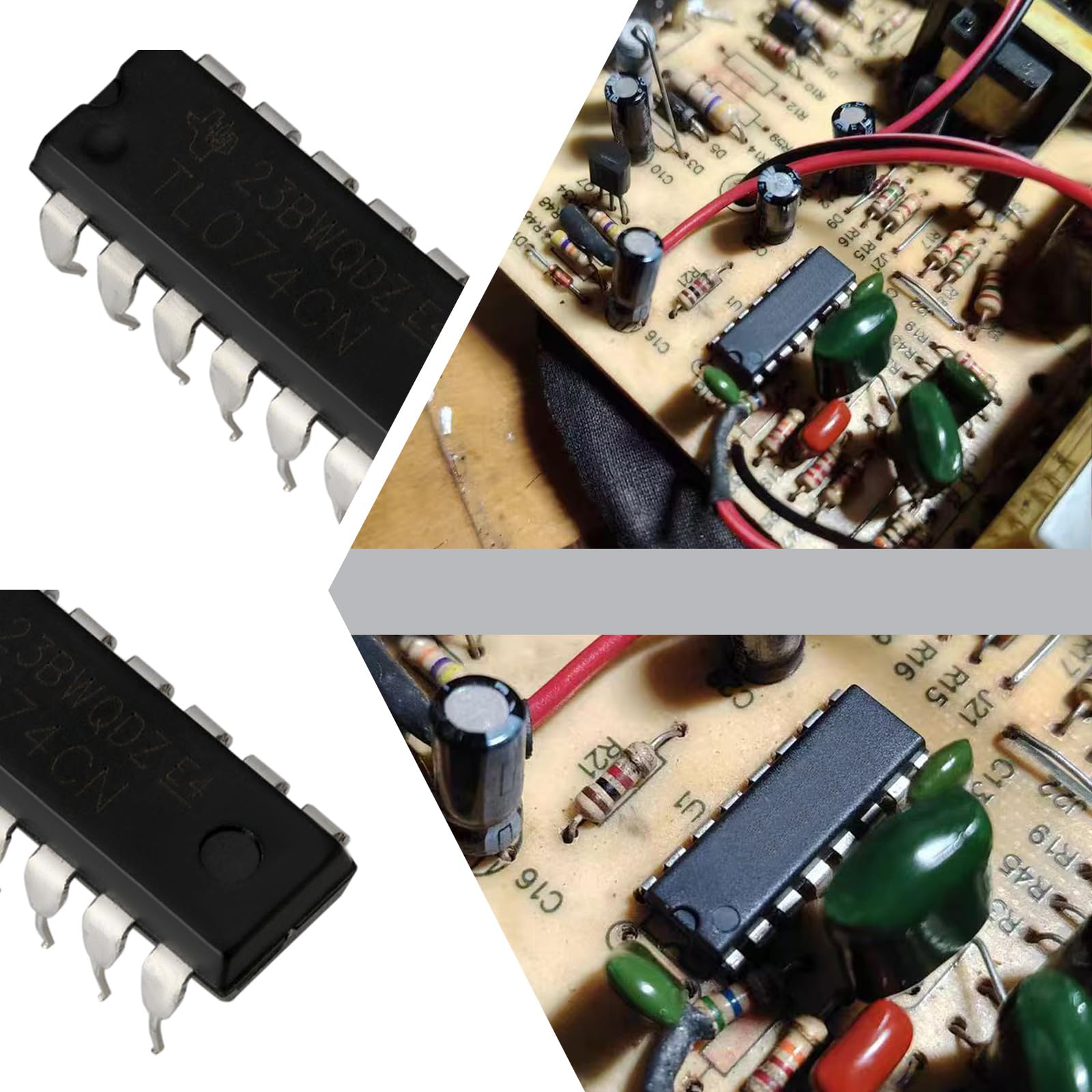 OTOTEC TL074CN Amplificatore Operazionale Chip IC DIP-14 JFET Basso Rumore