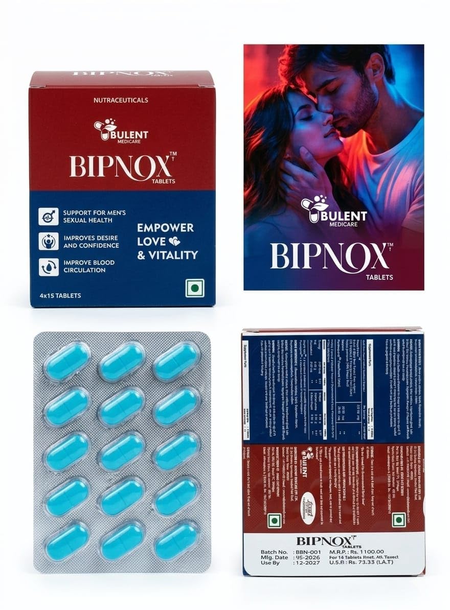 title - BIPNOX Men's Wellness Tablets | Daily Vitality & Active Lifestyle Support | BeepActiv, Pycnogenol & Taurine Formula | 60 Tablets-image-49