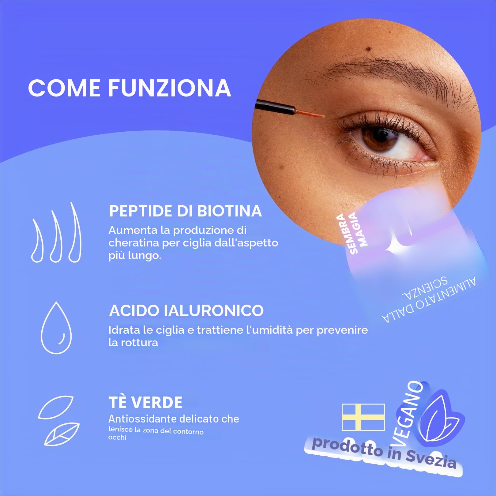 Xlash Eyelash Siero 3Ml per la beauty routine quotidiana, per trattamento mirato e luminosità, 3ml