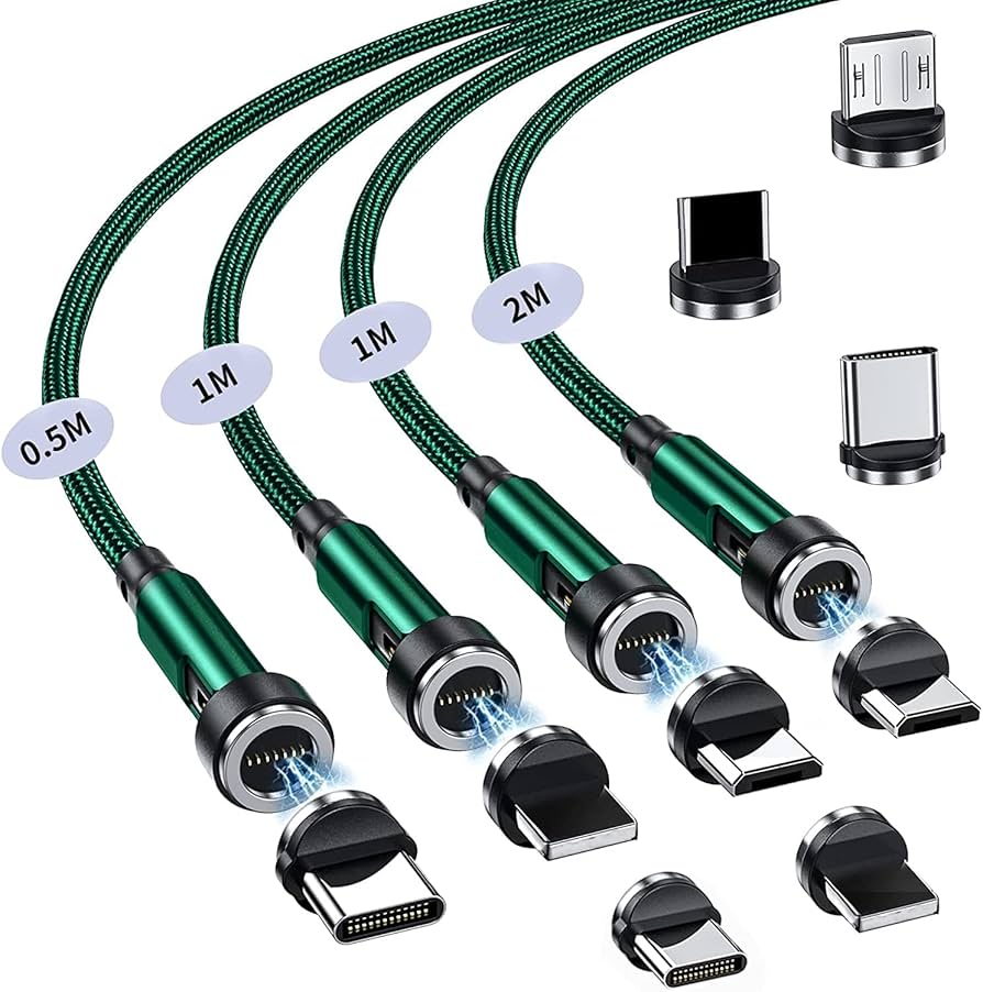 Amazon.co.jp: マグネット-充電ケーブル 7ピン 3A急速充電+