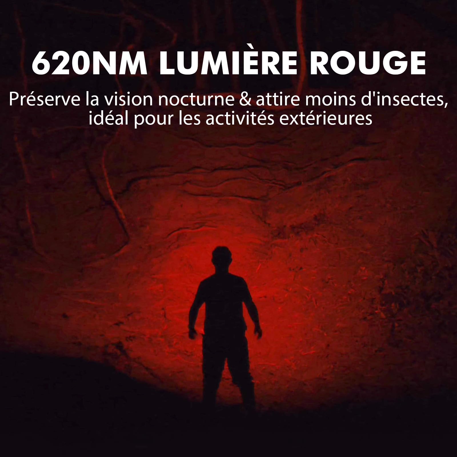 Sofirn HS21 Lampe frontale rechargeable, ultralumineuse 2200 lumens, lampe frontale étanche IP66, éclairage tricolore (rouge/jaune/blanc) pour la randonnée, l'alpinisme, le travail et les urgences