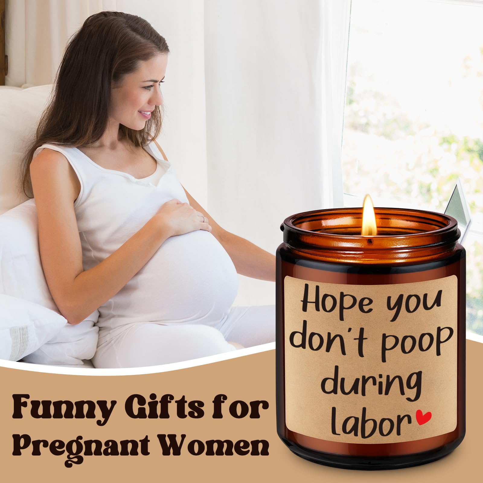 Fairy's Gift New Mom Candle for Women, Funny Baby Shower, Pregnancy Gifts for First Time Mom, Pregnant Women Wife Friend, Maternity, 1st Mothers Day, Pregnancy Gifts for Expecting Mommy Mama to Be