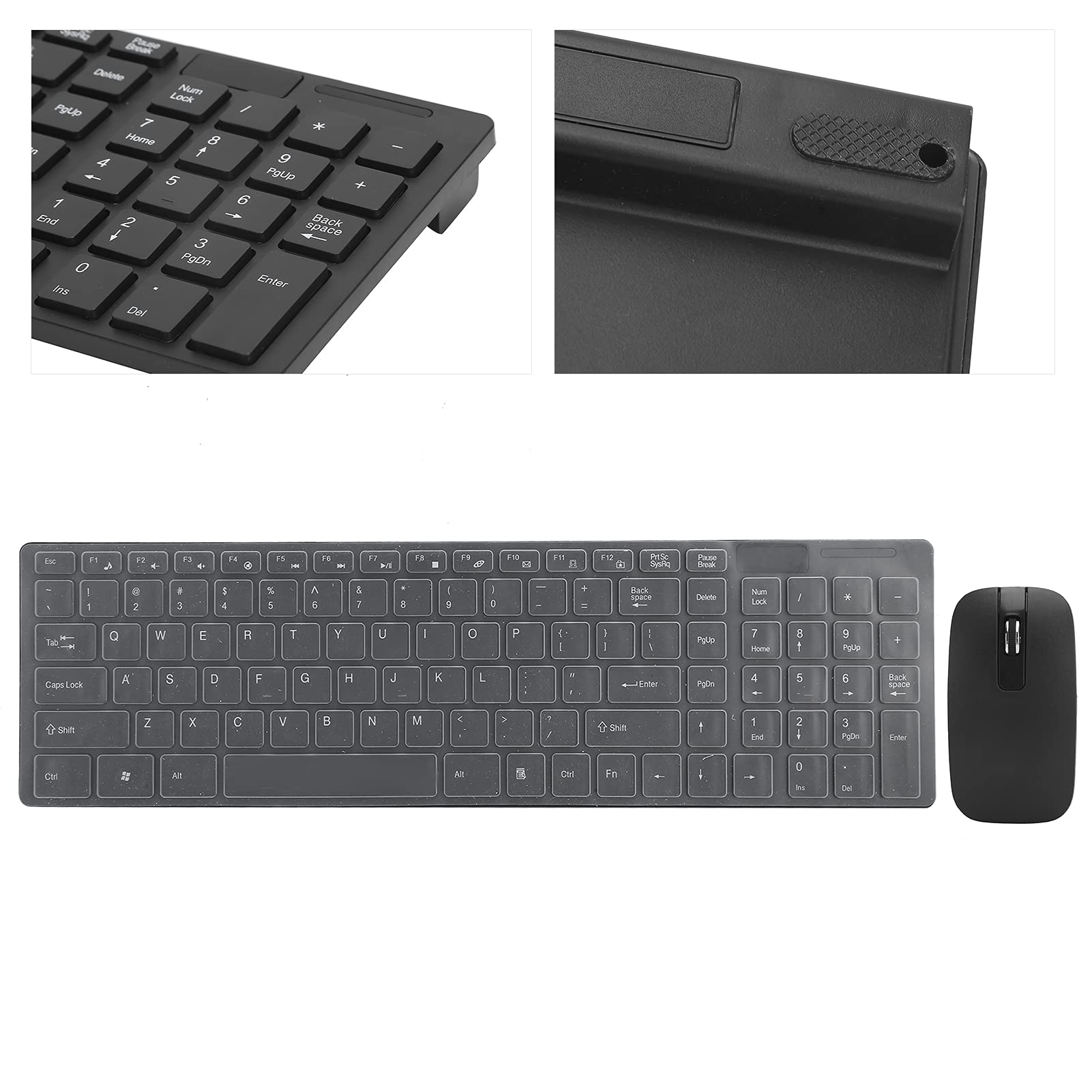 Offerte Prie : Tastiera Wireless Set di Tastiera e ouse Wireless a
