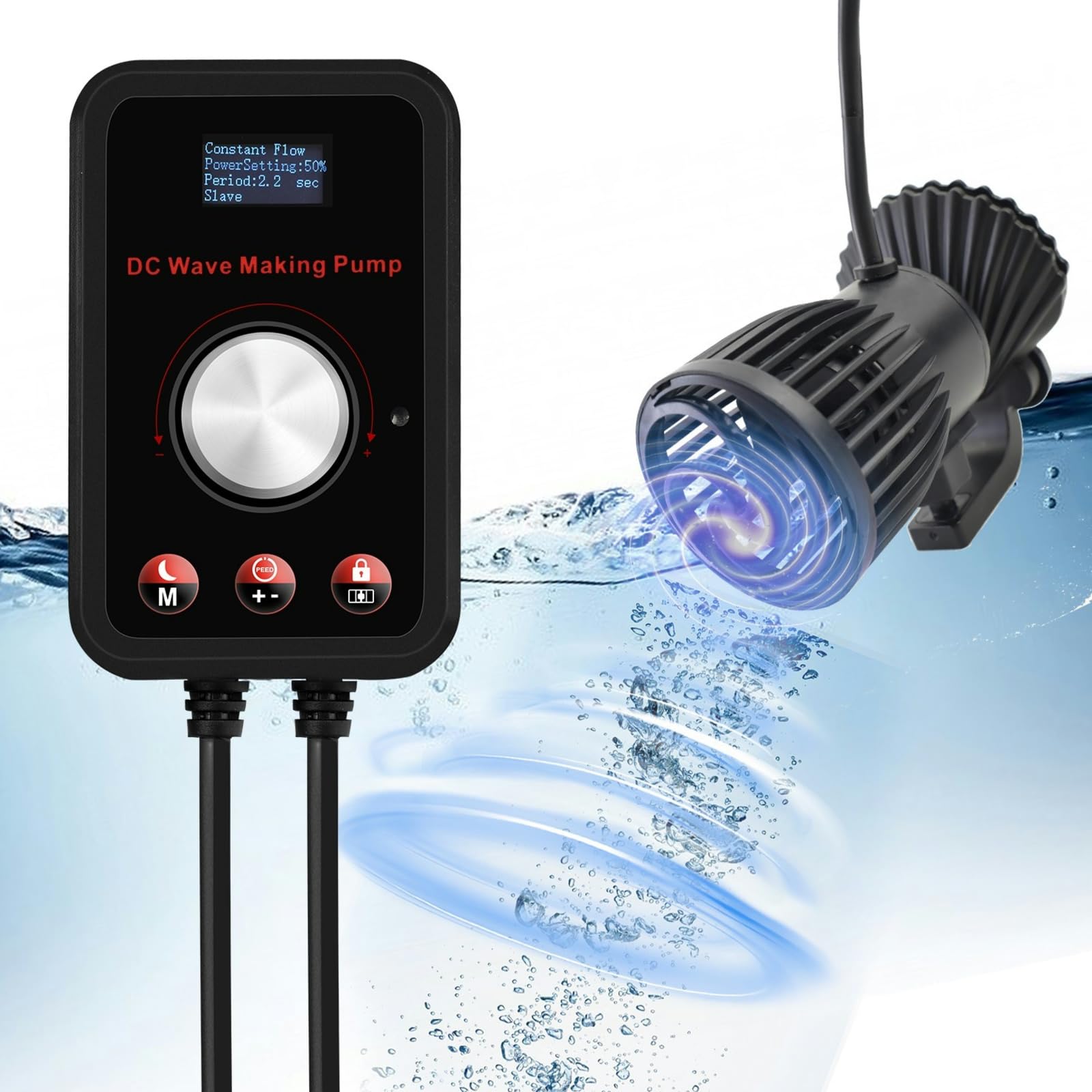 エアレーション CONQUERALL SINE WAVE DC PUMP Amazon.com : CONQUERALL 520-2600GPH 15W Wave Maker 24V DC Multi