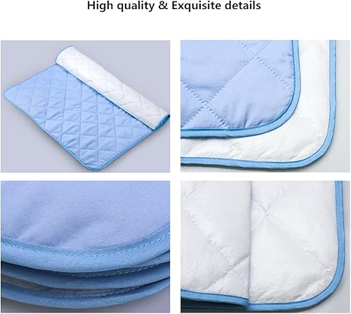 Miniatura 5 de Topwon Cambiador acolchado impermeable, forro de colchón para cuna, cómodo y suave, plegable, protección de 23 x 31 pulgadas, para niños, adultos,