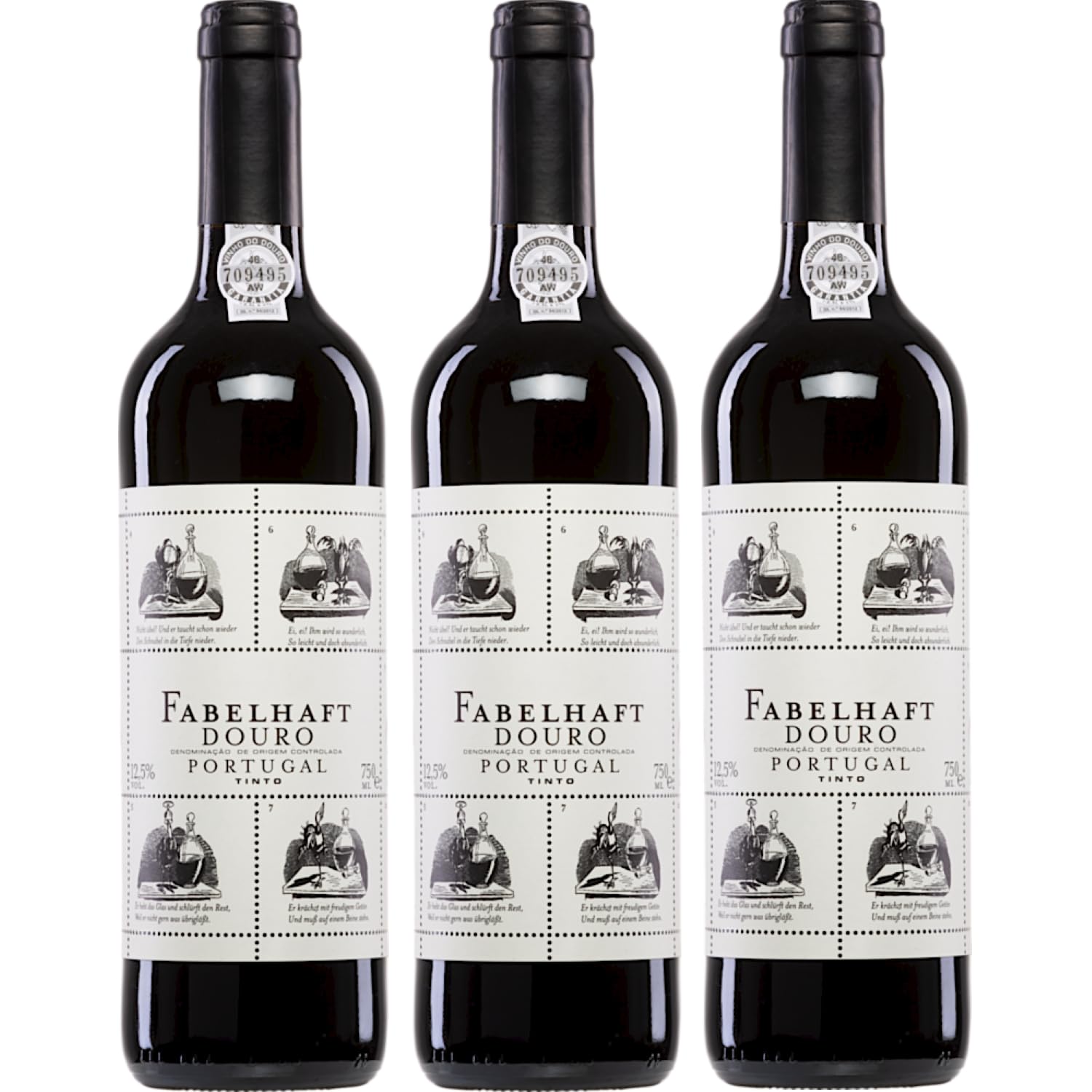 Niepoort Fabelhaft Tinto Douro D.O.C. Cuvée Rotwein Wein Trocken Portugal Inkl FeinWert E-Book (3 x 0,75l)