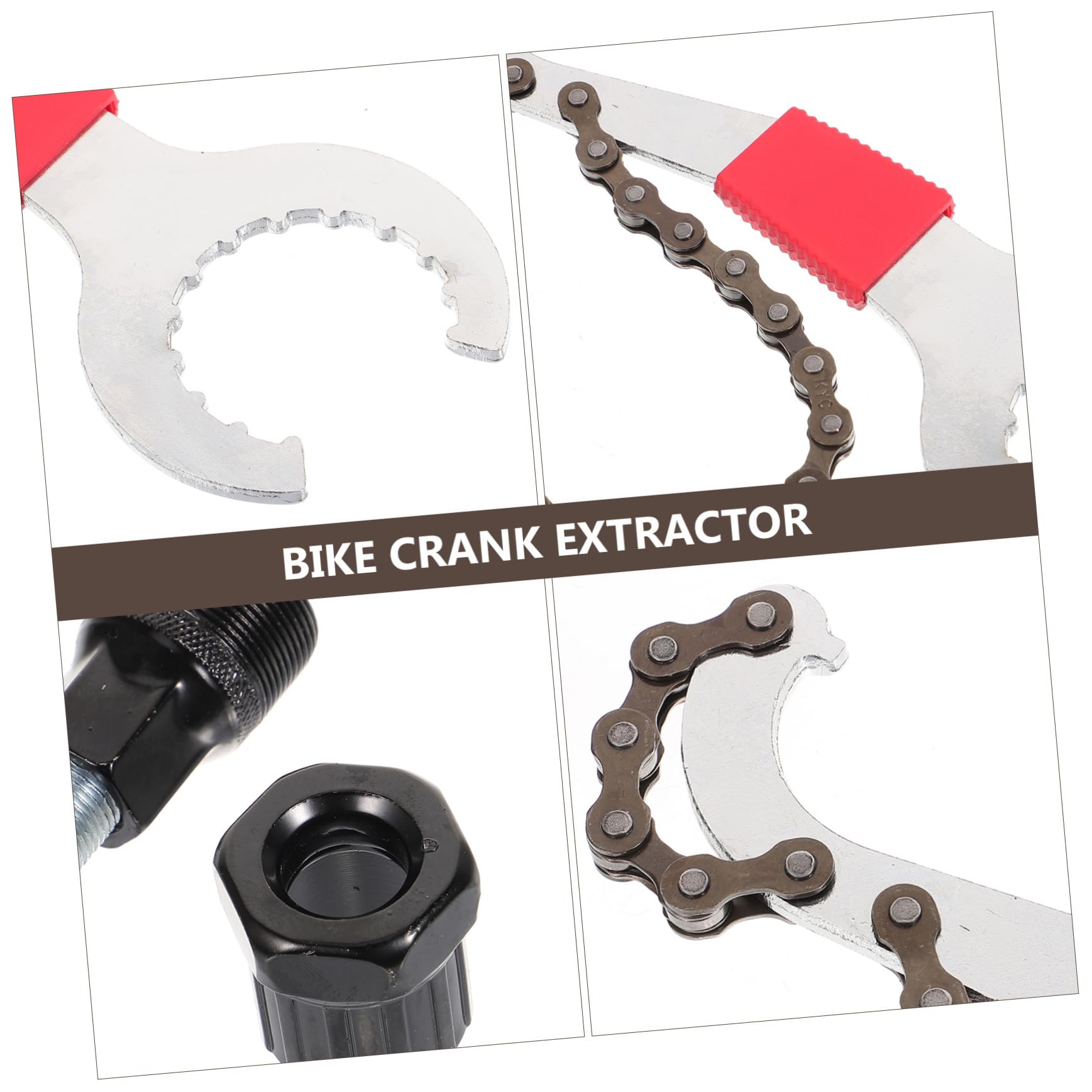 PartyKindom 1 Set Strumento Rimozione Pedivella in Estrattore Crankset con Design Preciso e Alta Affidabilità per Manutenzione Biciclette e Riparazioni Strumenti