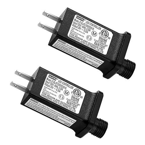 Miniatura 45 de 2 piezas de repuesto 12V 0.5A LED transformador JT-DC120V0500-C clase 2 fuente de alimentación IP44 controlador de luz LED transformador de bajo