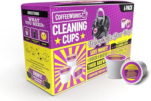 Tazas de limpieza para máquinas de café Keurig, fórmula segura, no tóxicas, eliminadoras de manchas, inodoras y biodegradables compatibles con