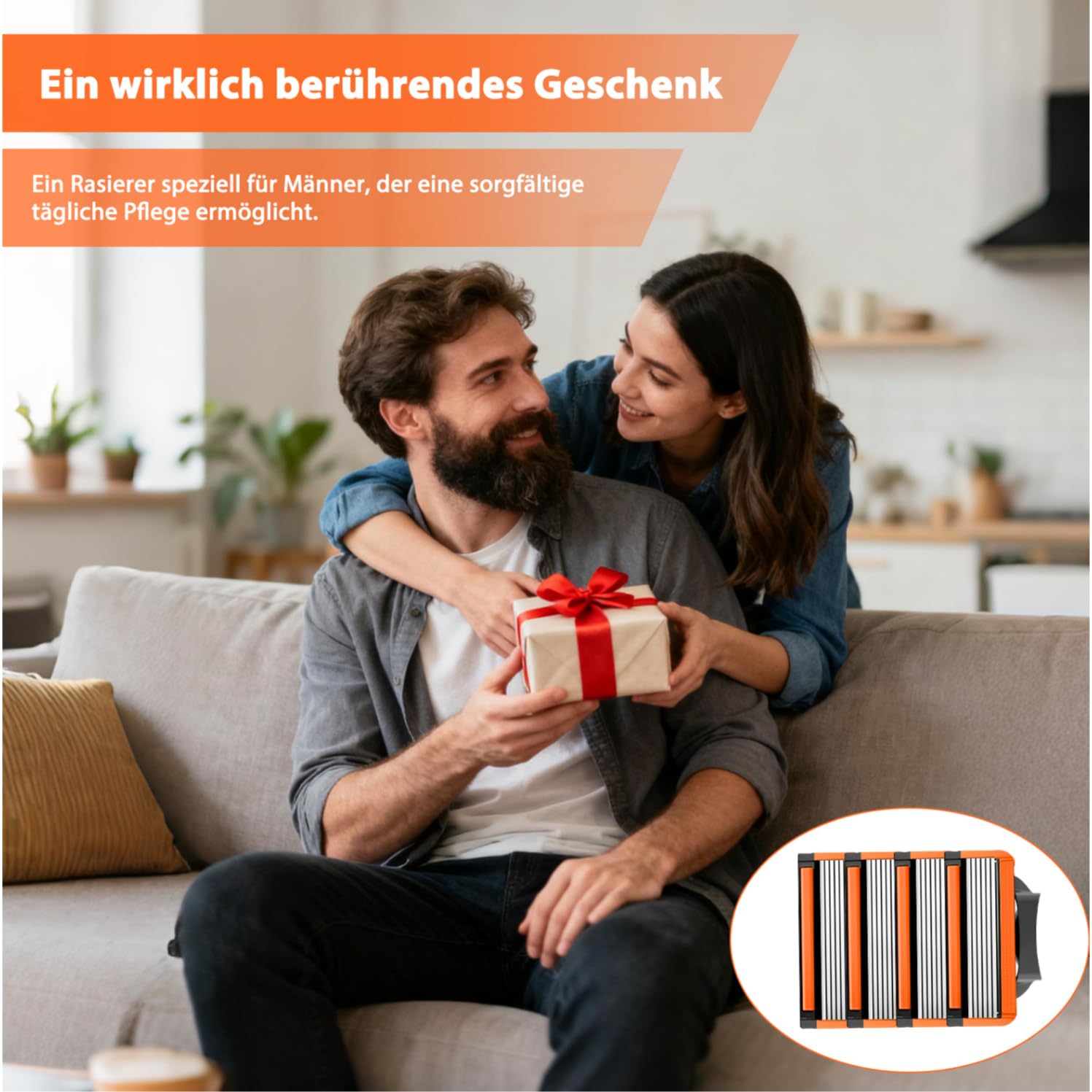 24 Stück 6 klingen Ersatzklingen, Rasierklingen, kompatibel mit Nassrasierer Herrenrasierer-Geschenk für Männer, Paquet de 24 Lames de Rasoir