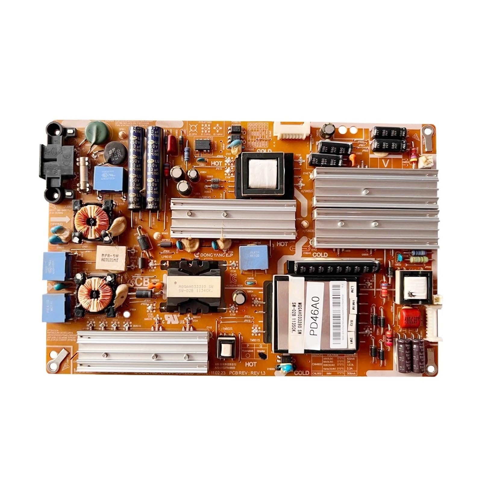 LKWVQRQE TV Power Supply Board,Compatible For Samsung，40" Tv UA40D5000PR Power Board PD46A0_BDY BN44-00422B BN44-00422A