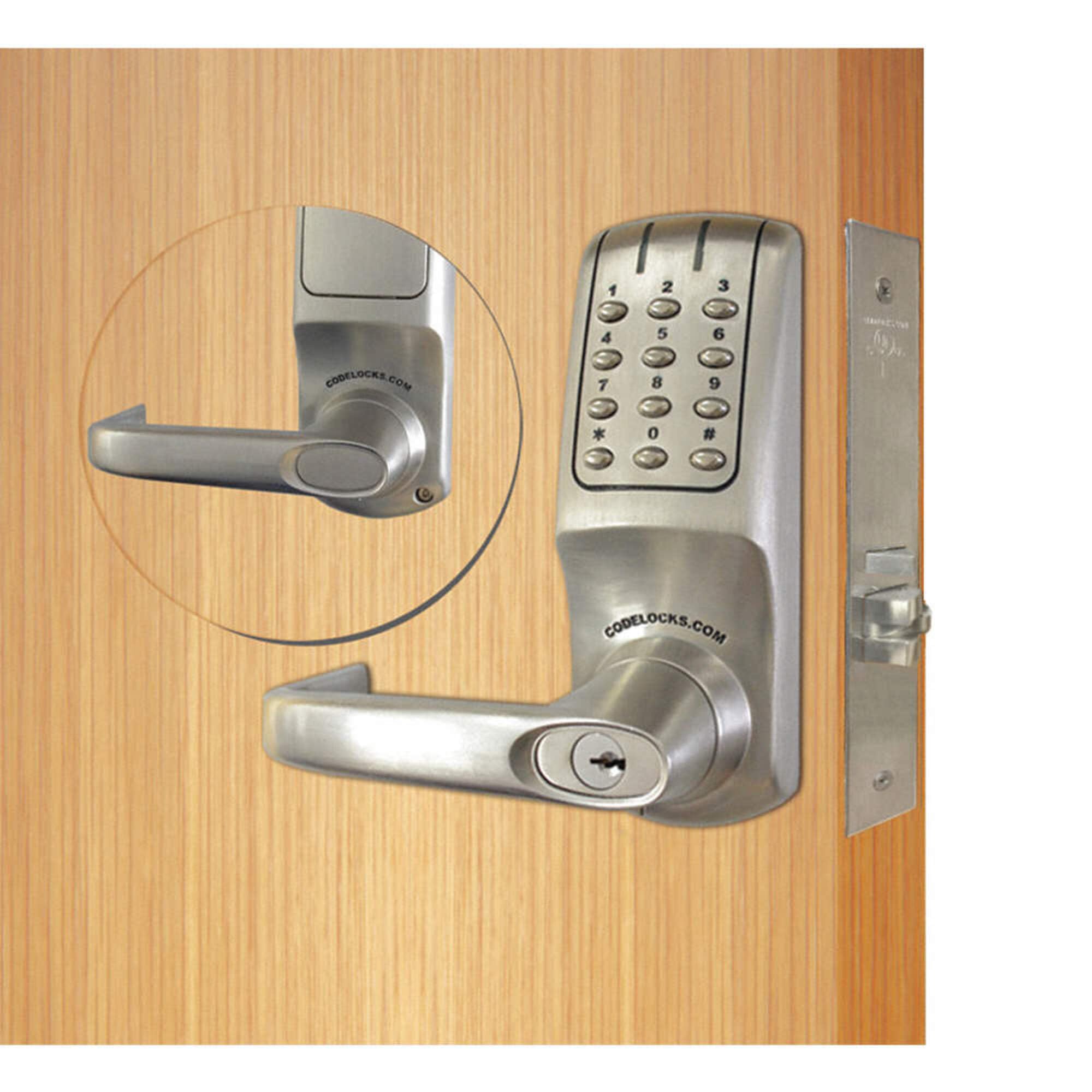 CL5250-BS Electronic Key Lock,(4) AA