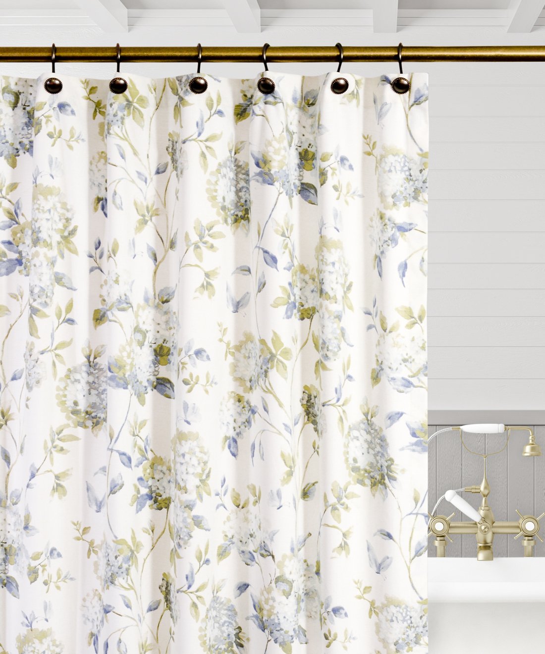 Hydrangea Shower Curtains Curtains & Drapes