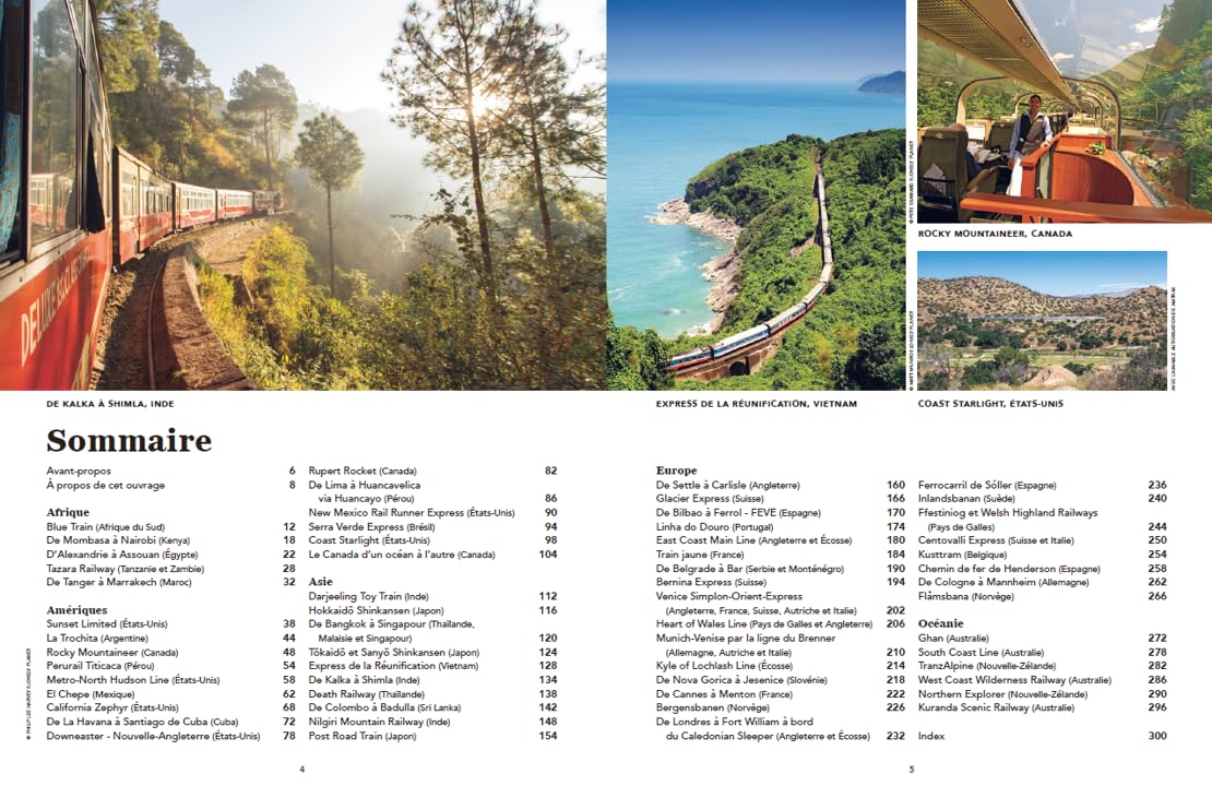 Lonely Planet - Explorer le monde en train: 60 voyages sur les rails pour voir le monde autrement