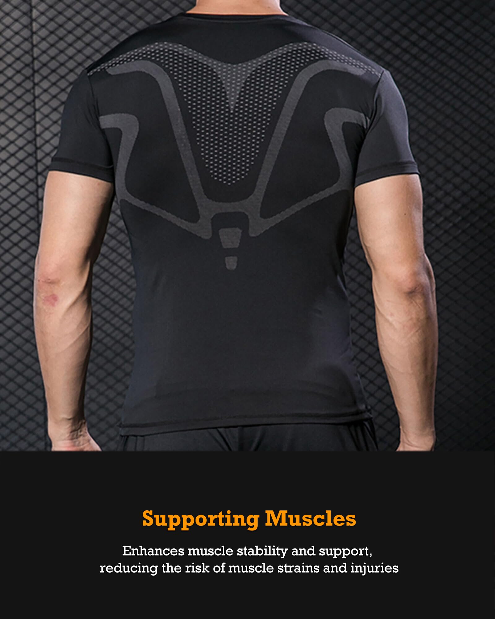 Ropa de entrenamiento para hombre, ropa de fitness, gimnasio, al aire libre, pantalones de compresión, camisa de manga larga, 4 unidades o 5 piezas - Negro