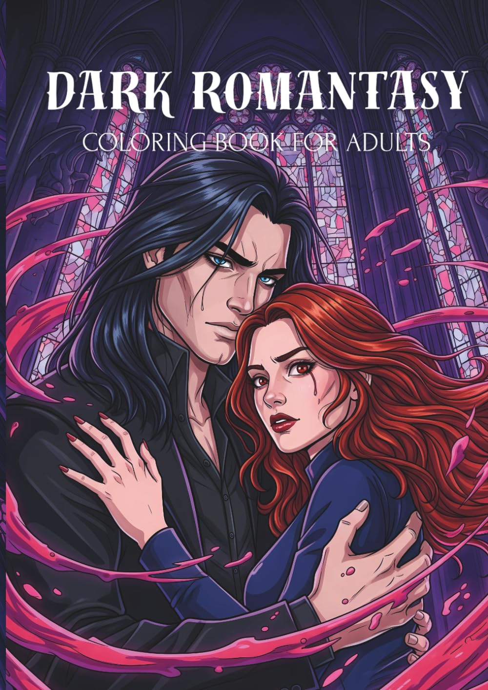 Dark Romantasy: Coloring Book for Adults