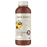 Urban Remedy Chocolate Banana Meal Replacement Shake, 16 fl oz – Organic, High-Protein, Plant-Based, Dairy-Free, Gluten-Free, Kosher, Ready-to-Drink