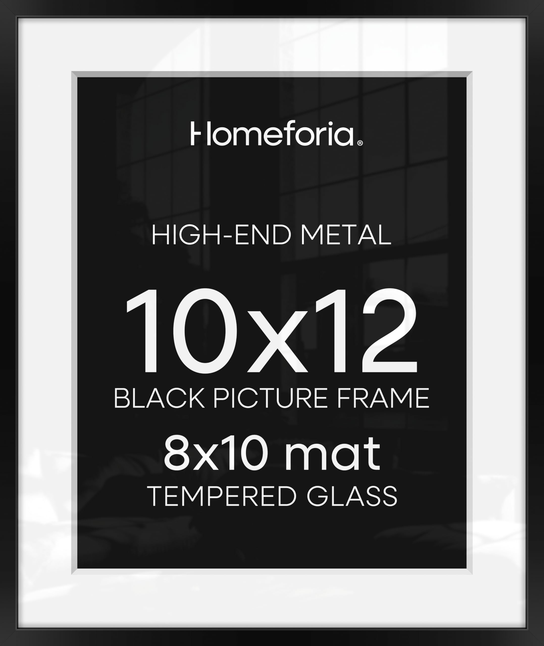 Homeforia Black 10x12 Picture Frame