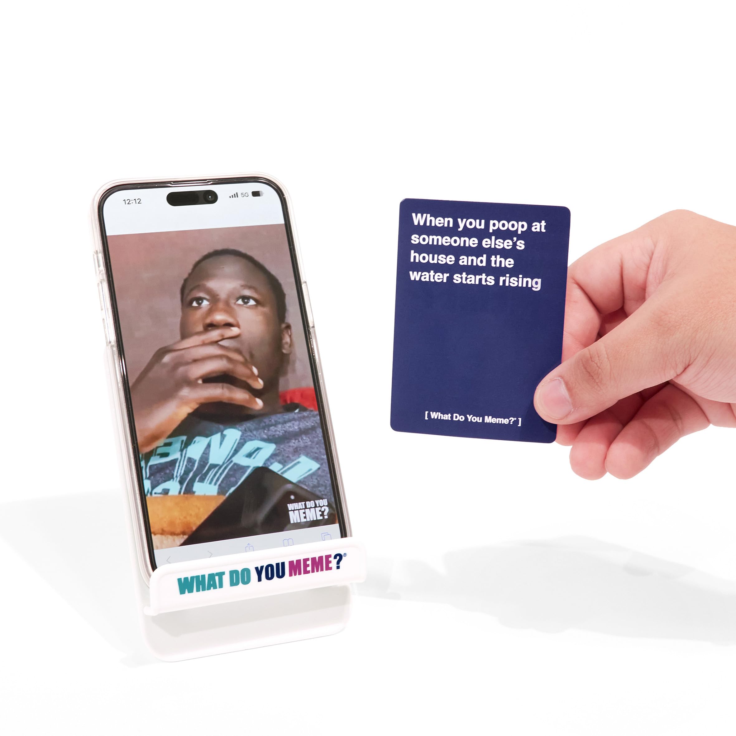 WHAT DO YOU MEME? Gioco principale (nuova edizione del Regno Unito) ora include GIF di Relatable, il gioco essenziale per adulti per gli amanti dei meme ora con contenuti aggiornati, ideale per giochi