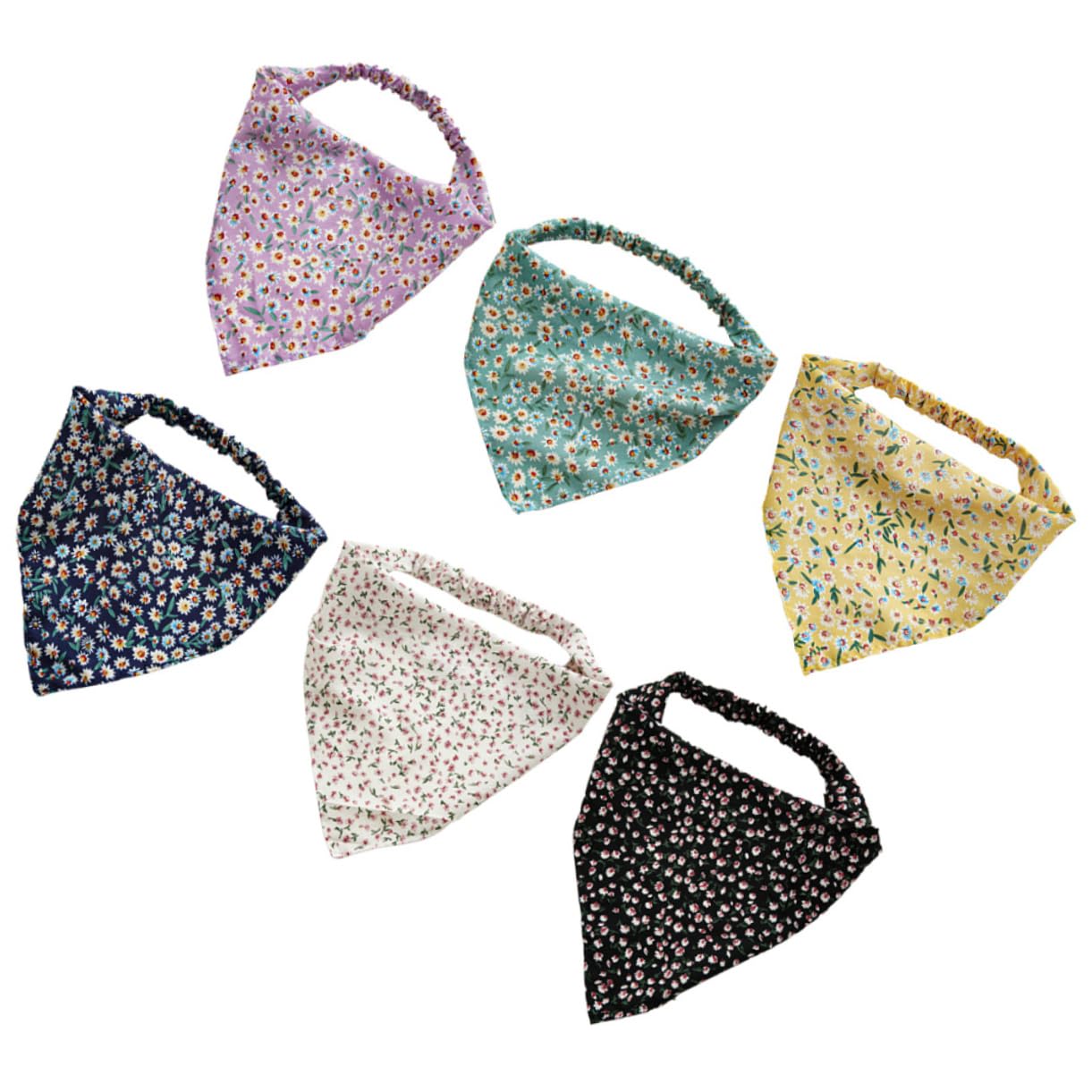 18 Piezas Diadema De Tela Floral Diadema Turbante Para Mujer Pañuelos Para Mujeres Pañuelo Elástico En La Cabeza Diadema Bandana Pañuelos Para El Pelo Antiguo Tejer De Las Mujeres