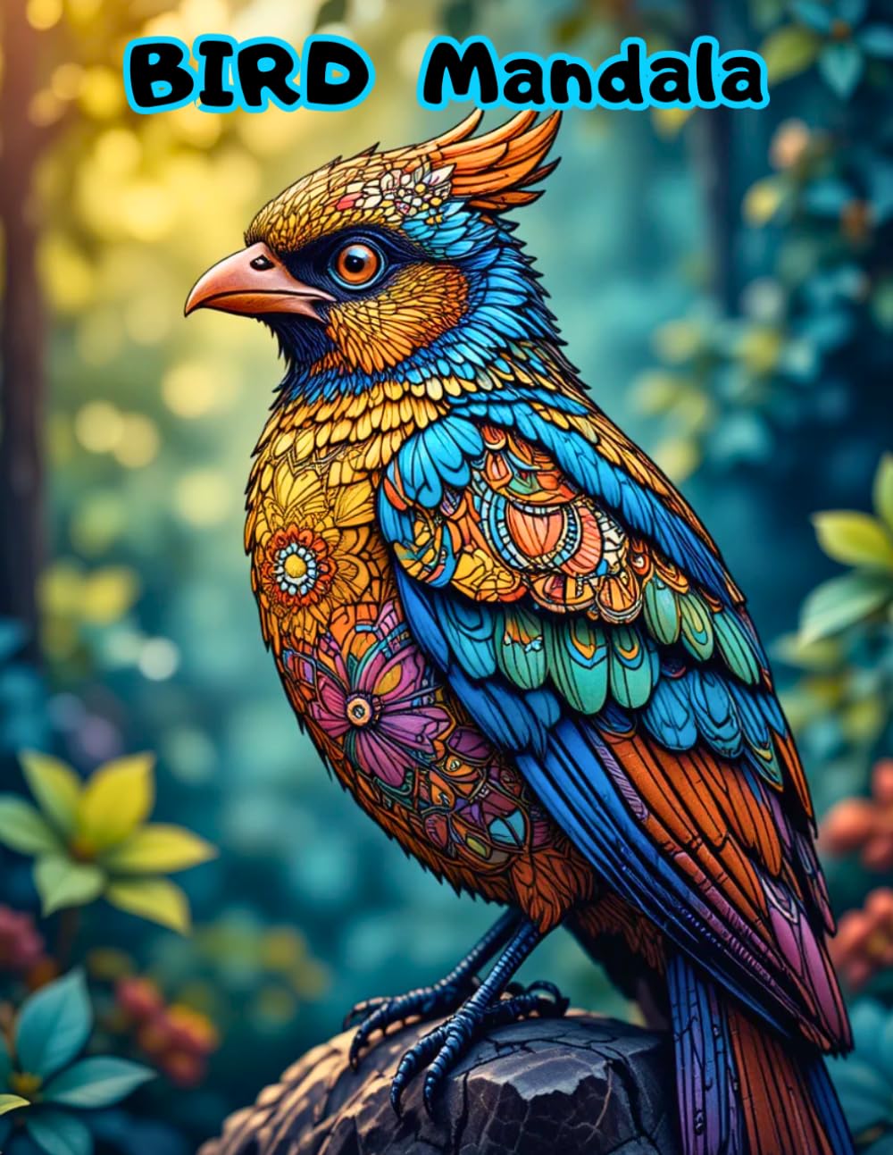 Bird Mandalas Coloring Book: Stress Relief Patterns for Adults Featuring Intricate Avian Designs for Relaxation