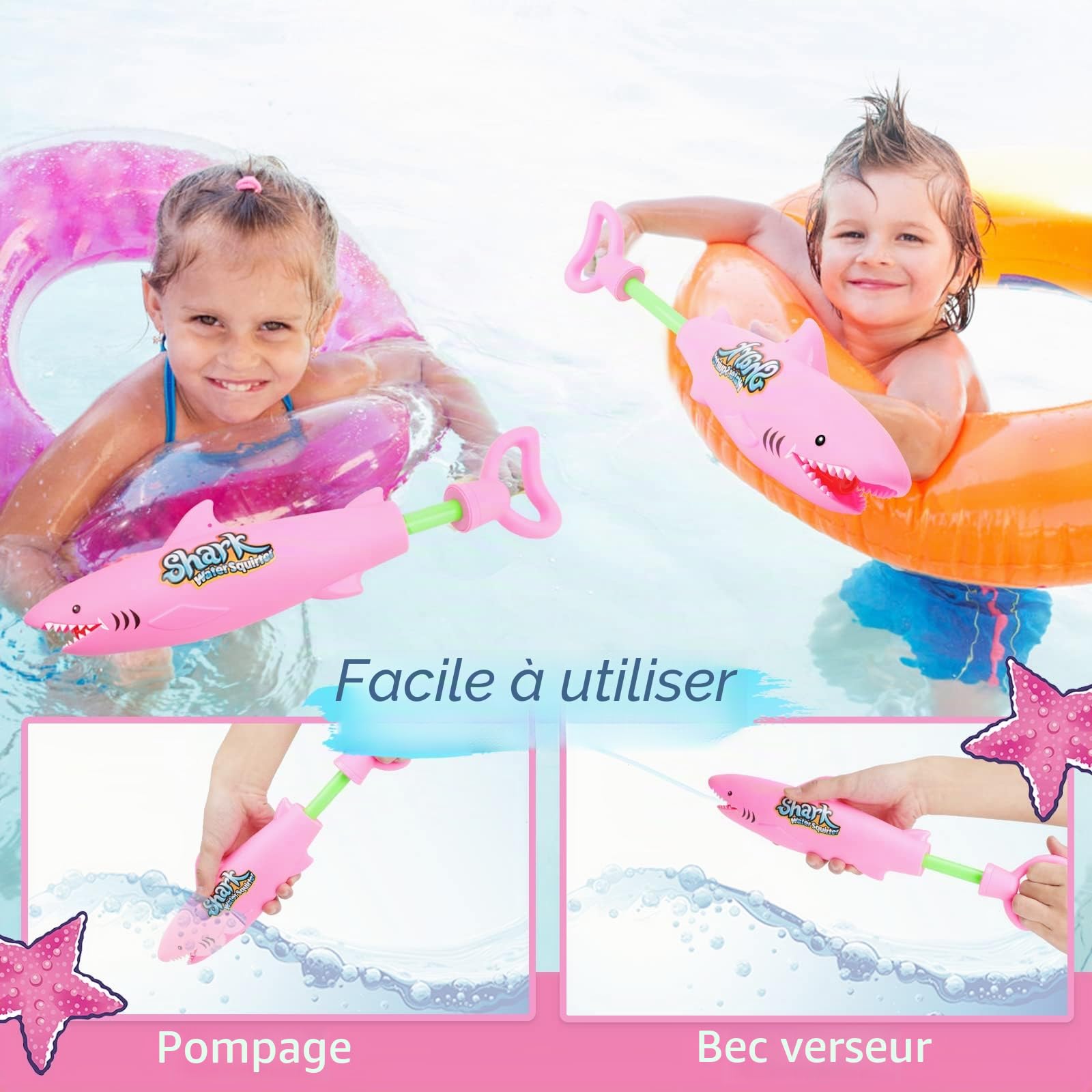Pistolet A Eau Dinosaure Set 4 Pistolets à Eau Dinosaures Pour Enfants - Modèles Colorés, Taille Compacte Pour Piscine, Plage, Jardin Pistolet A Eau Dinosaure Set 4 Pistolets à Eau Dinosaures Pour Enfants - Modèles Colorés, Taille Compacte Pour Piscine, Plage, Jardin