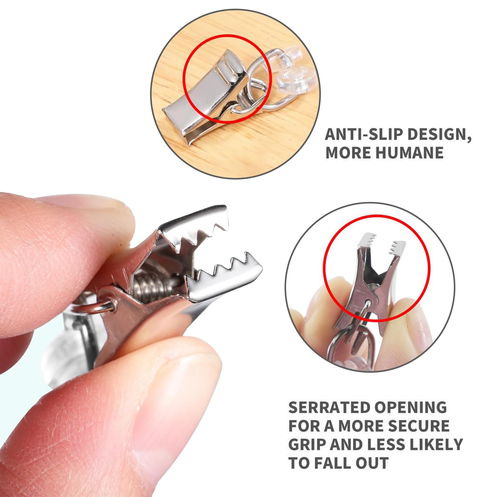 100 Pièce Crochets De Rideaux T-Glider En Métal,Clips De Rideau En T