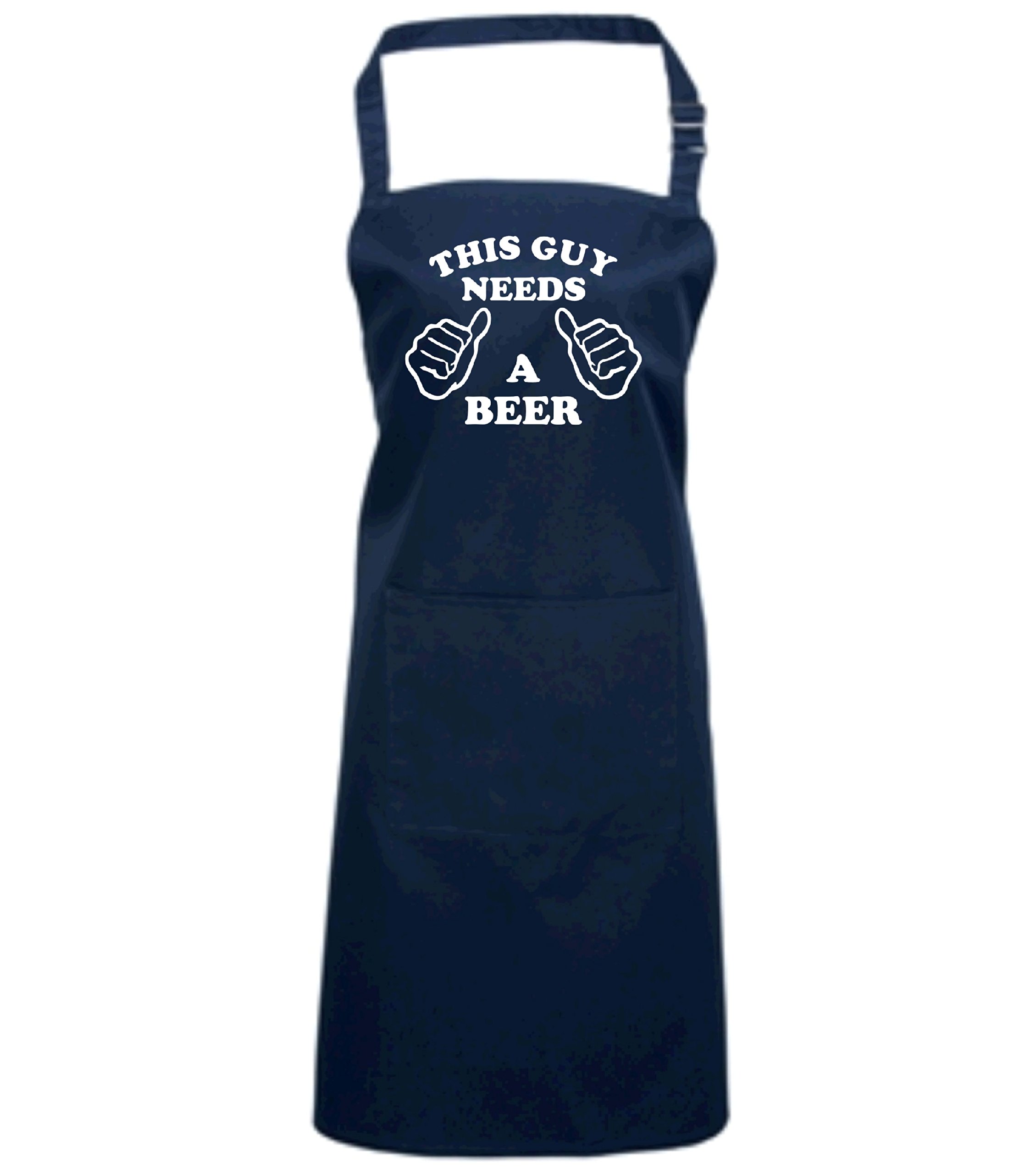 Edward Sinclair This Guy Needs A Beer' Navy Apron