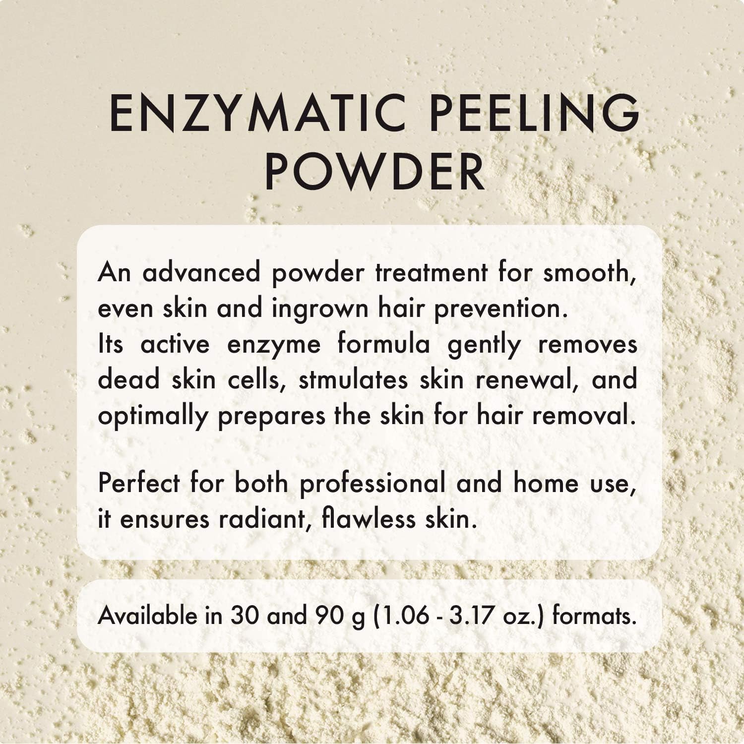 Italwax Help Line Peeling Enzimatico in Polvere 90g – Esfoliante Viso Delicato con Papaina e Bromelina – Prepara la Pelle alla Depilazione – Uso Professionale e Domestico