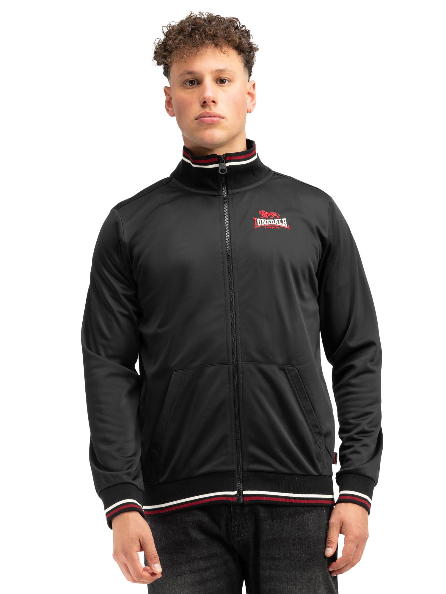Lonsdale Herren Trainingsjacke normale Passform IRTHING