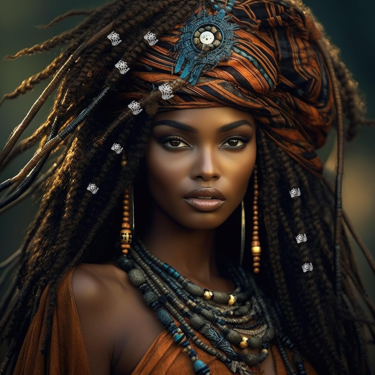 120Pcs Silver Hair Jewelry for Dreadlock, Metal Hair Charms for Women, Gold Braids Rings Cuffs Clips for Hair Braids, Loc Jewelry Dreadlock Accessories