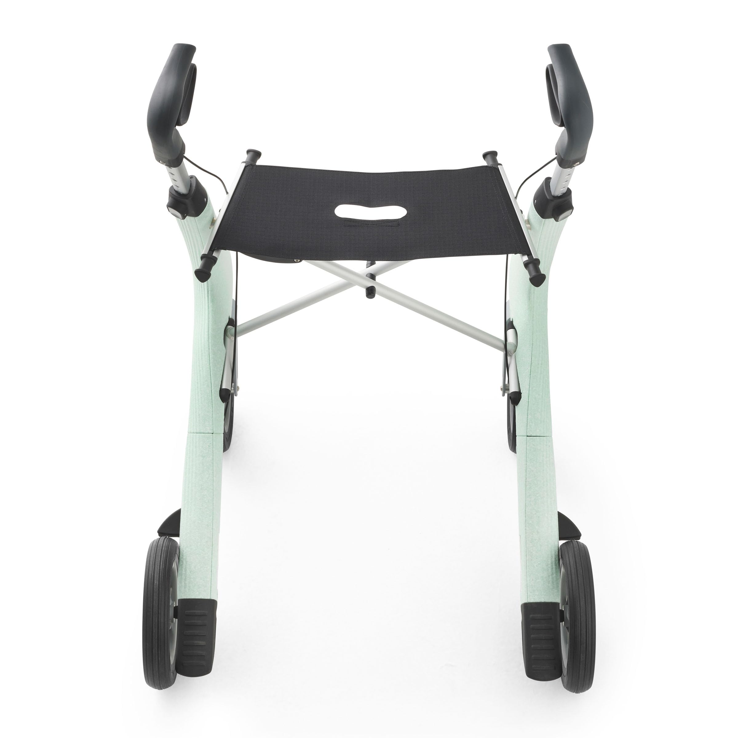 byACRE Nordic Pioneer - Andador de aluminio versátil y ligero - Solo 5,9 kg / para interior y exterior / Fácil de plegar con asiento integrado (Verde Glaciar)