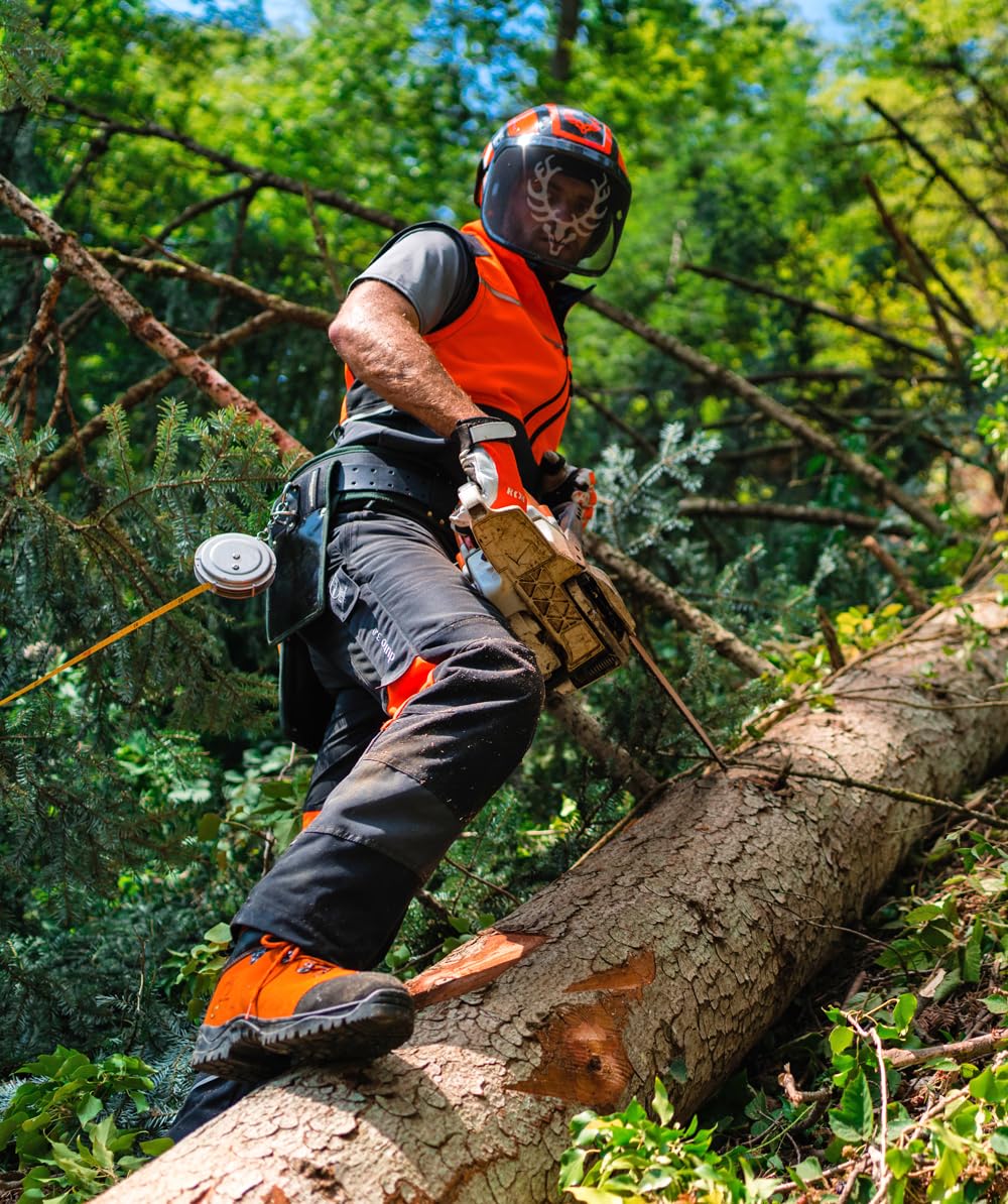 KOX Schnittschutzhose Duro 3.0 Anthrazit/Orange Größe 64 | Typ A