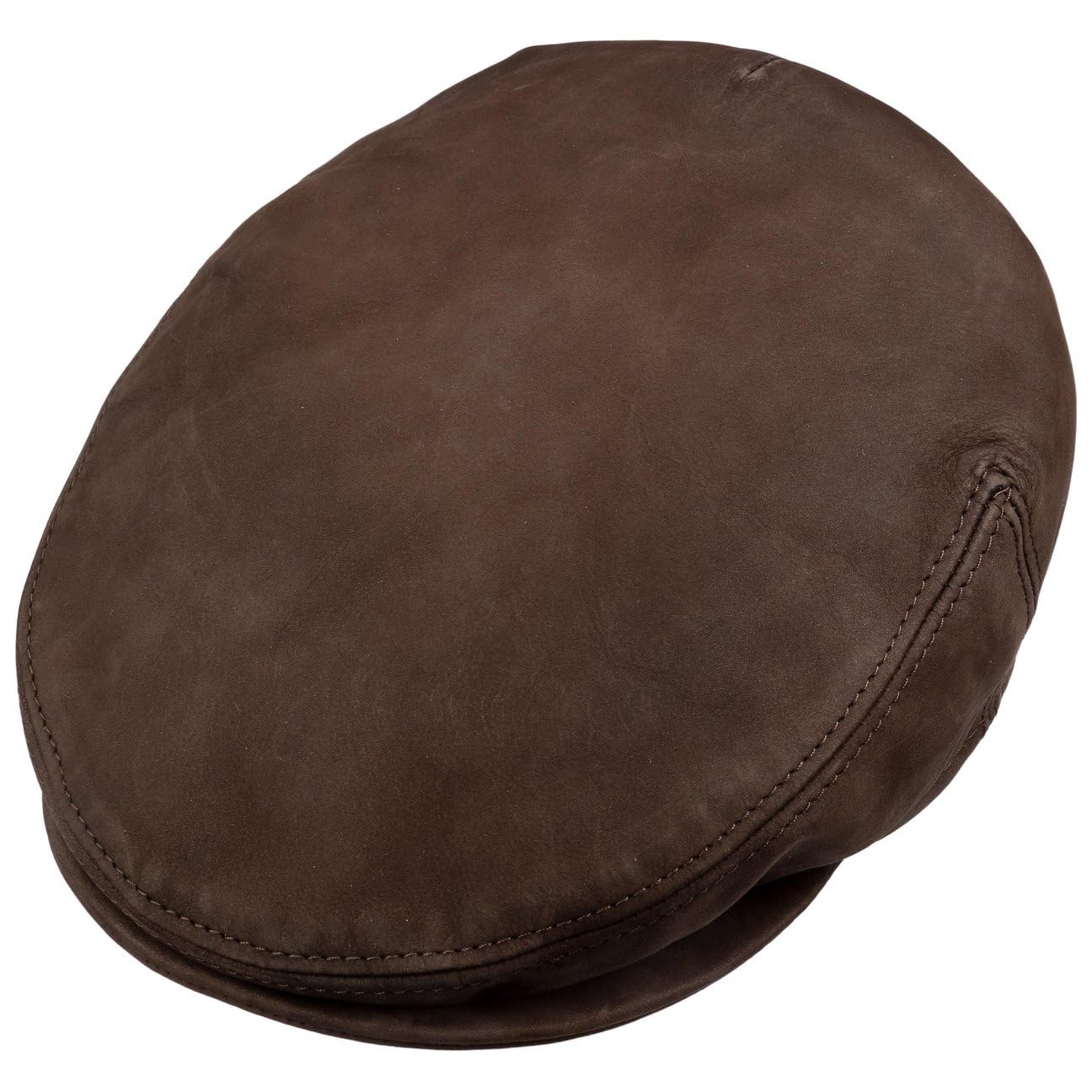 LIERYS Coppola Uomo Pelle Made in Italy Berretto con Visiera Autunno Inverno