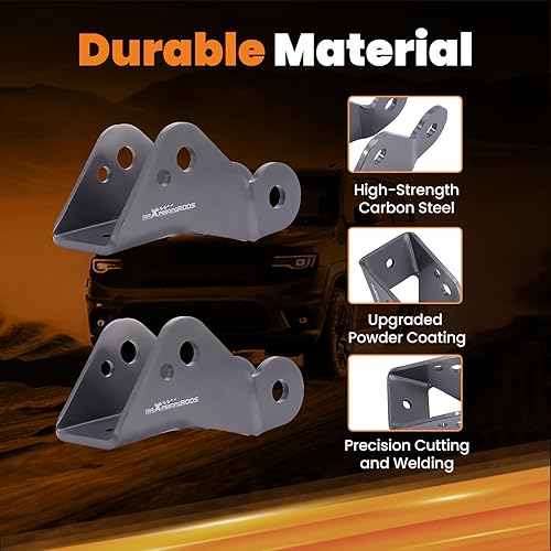 Miniatura 2 de Tuningsworld Extensión de amortiguador de 3" a 5" para Chevy Silverado C1500, para GMC Sierra C1500 2WD 1988-1998, soportes de extensión de