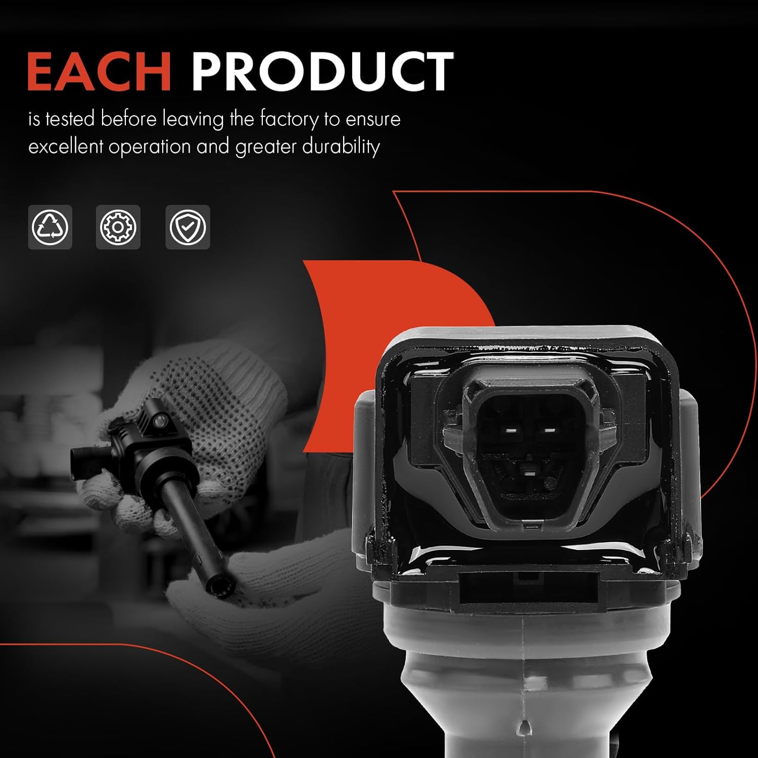 A-Premium Engine Ignition Coil Pack Compatible with Subaru Outback 2020, Forester 2019-2022, Crosstrek 2021-2022, Legacy 2020, 2.5L, Replace# 22433AA770, 4-PC Set