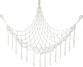 oruola Teddy Hammock Toy Storage Net,Hammock for Soft Toys,Durable and Stylish Teddy Net Hammocks,Boho Nursery Decor - Perfect for Kids Bedroom and Playroom,140 x 80 cm
