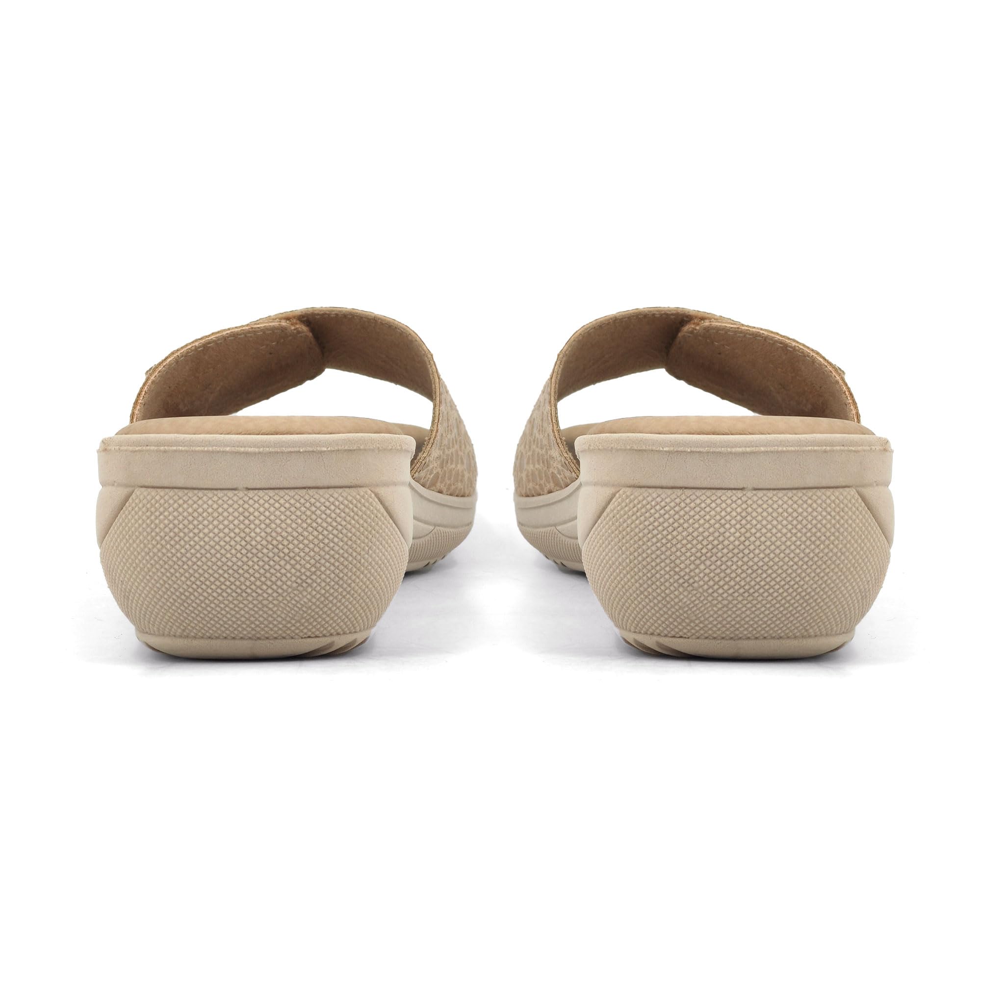 JOMIX Zapatillas Casa Mujer Chanclas Mujer Verano con Hebilla Pantuflas Anatómicas Ortopédicas Chanclas Cómodas con Puntera Abierta Banda Ajustable, Fabricadas en Italia