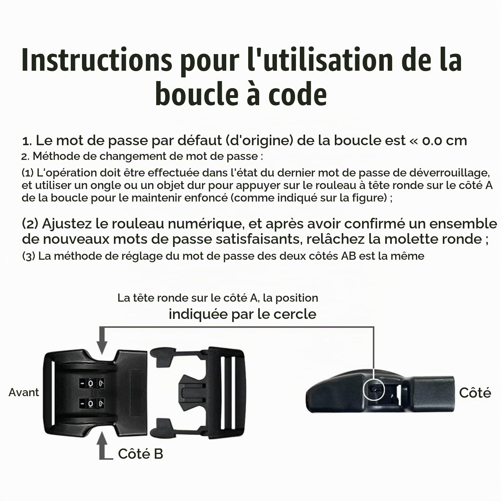 Sac de rangement étanche pour casque de moto, sac de rangement verrouillable en tissu Oxford pour l'extérieur, Noir , Refer to