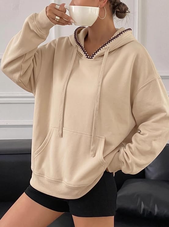Dokotoo Womens Oversized Hoodies Fleece Pullover Long Sleeve Sweatshirts