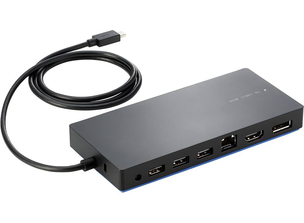 HP USB-C/A G2 ドッキングステーション HP Elite USB-C Docking Station G2 USB 3.0 (3.1 Gen 1) Type-C