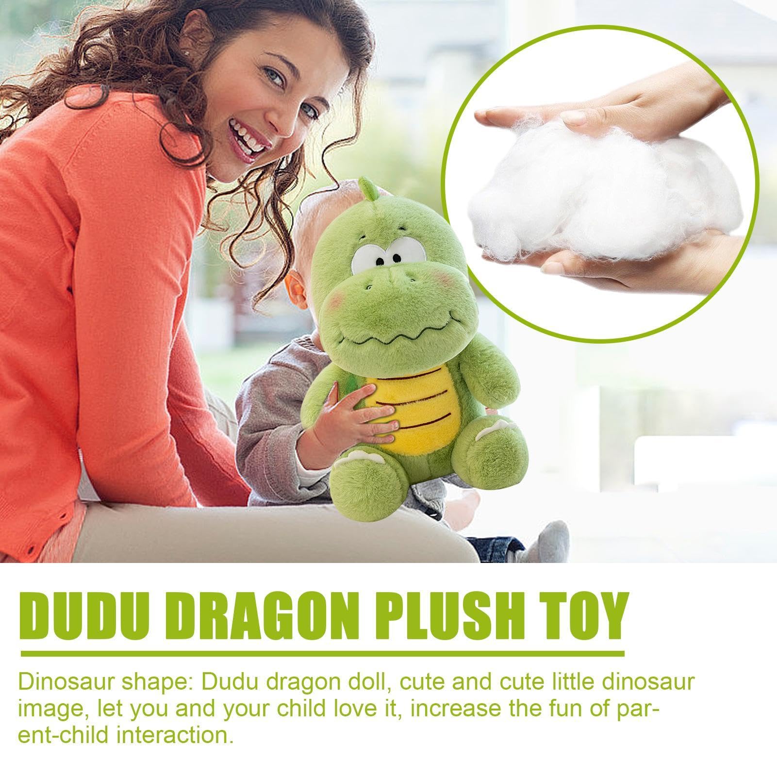 Animal de Peluche de Dinosaurio Verde, Peluche de Dinosaurio