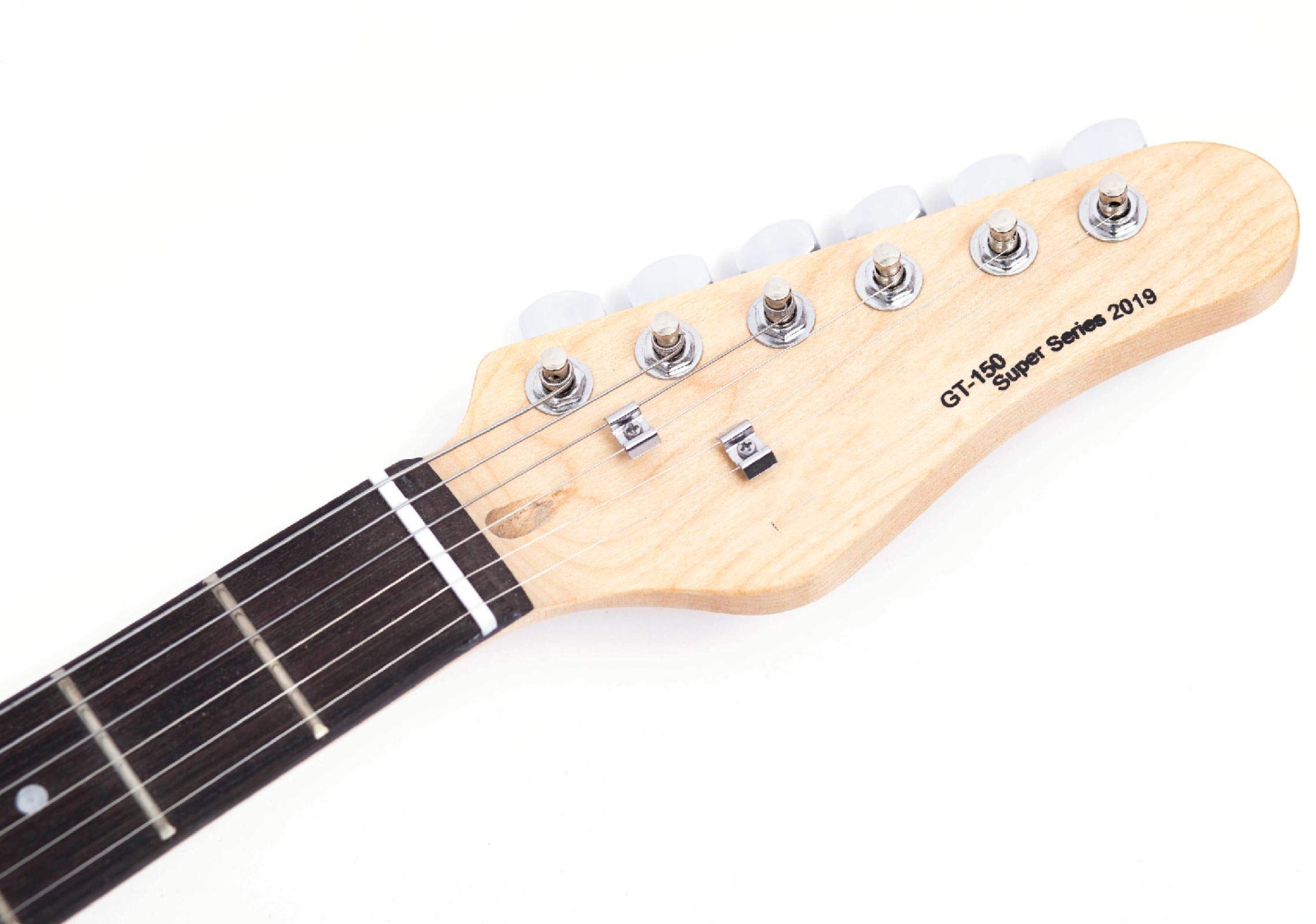 Chitarra elettrica Solid Body Gloss Paint (red) Black