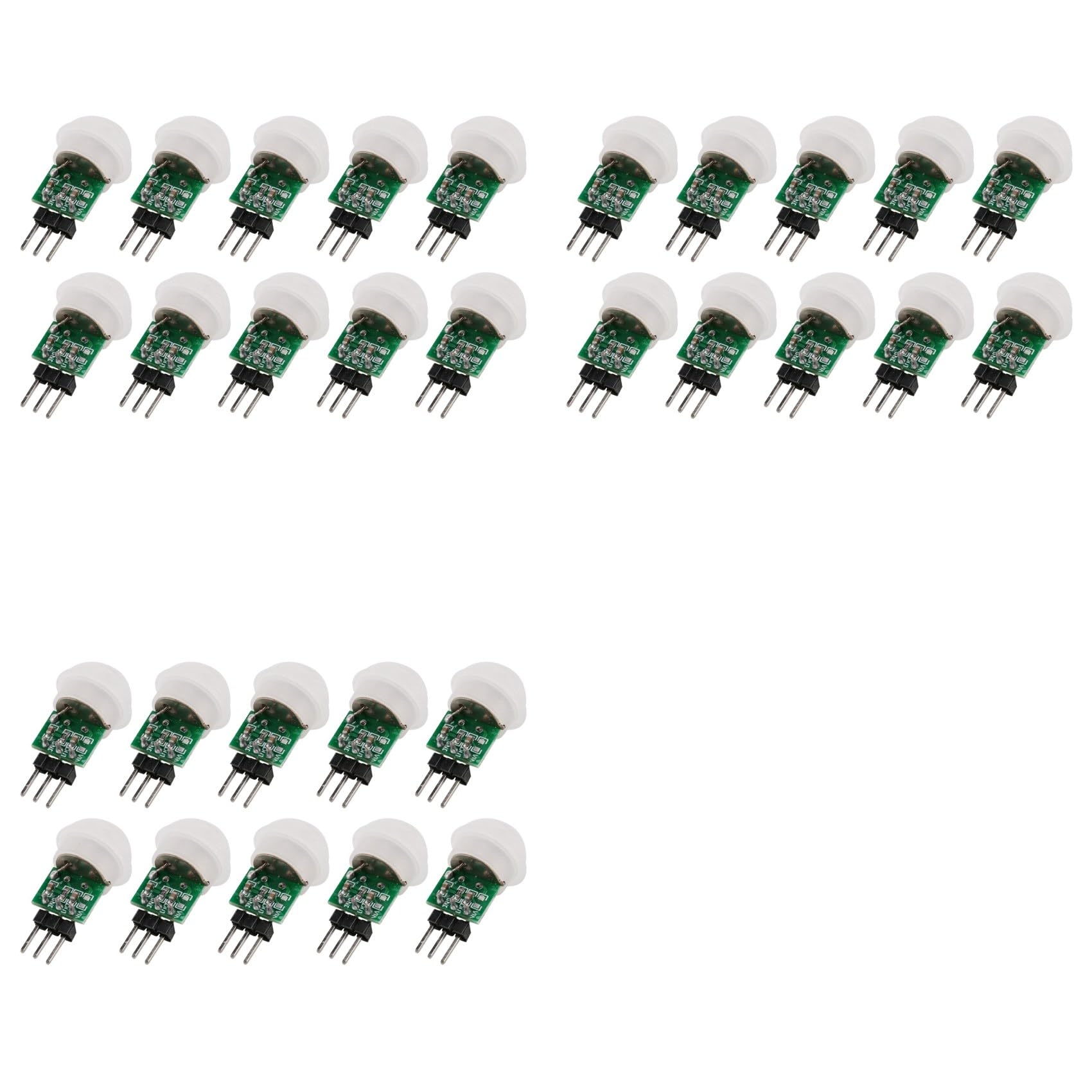Jnchdghwa 30Pcs AM312 Mini Human Sensor Module IR Pyroelectric Infrared PIR Motion Sensor Detector Modules DC 2.7V to 12V