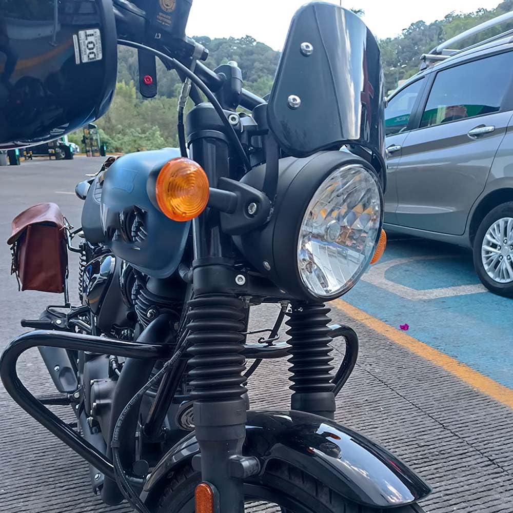 Per Royal Enfield Meteor 350 Interceptor 650 350 Hunter 350 Continental GT Parabrezza Parabrezza Schermo Deflettore Copertura Protezione
