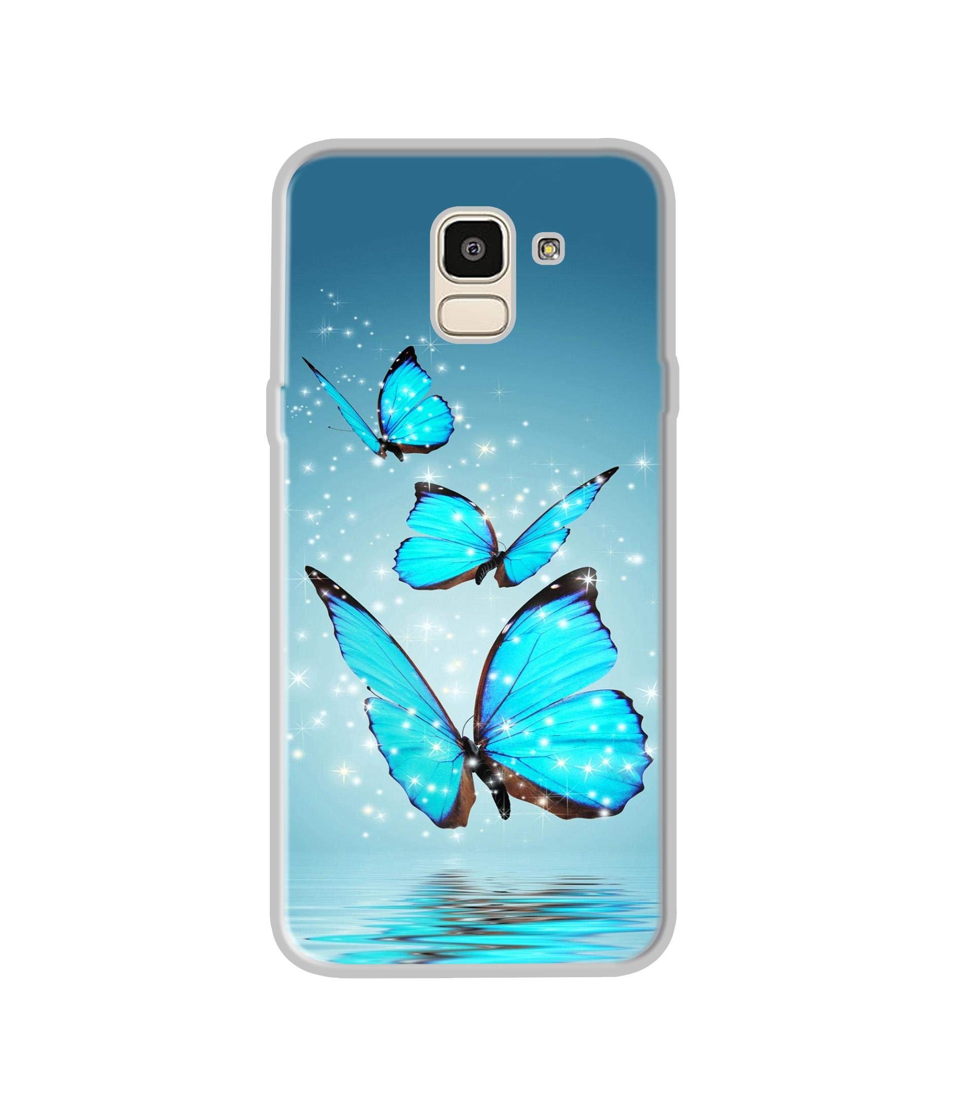 Solimo Silicone Designer Flying Butterflies Uv Printed Soft Back Case Mobile Cover for Samsung Galaxy J6, Multi-Coloured (B0857KTHPB) Amazon Price History, Amazon Price Tracker